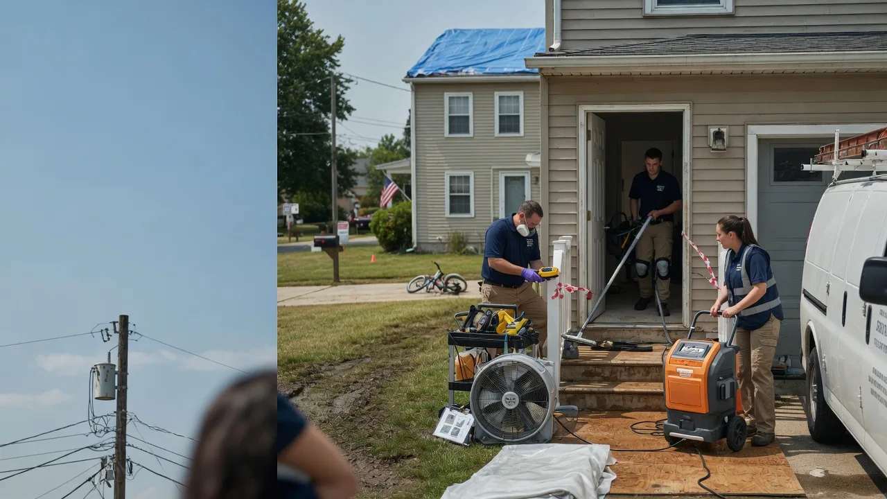 Water Damage Repair in Justice, WV near me